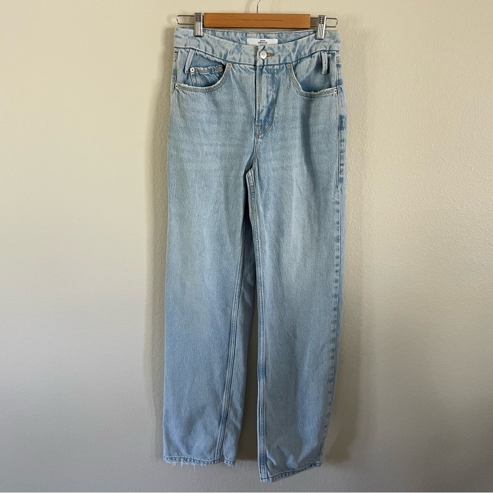 Zara x Good American 90’s Relaxed Jeans Light Wash Size 2 - Picture 3 of 12